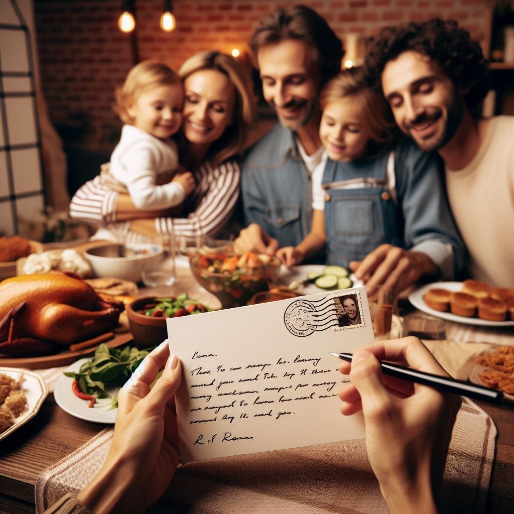 Candid shot of a heartwarming family gathering, capturing the warmth and connection that forms the backdrop of the sentiment in the thank you for raising the man of my dreams letter.