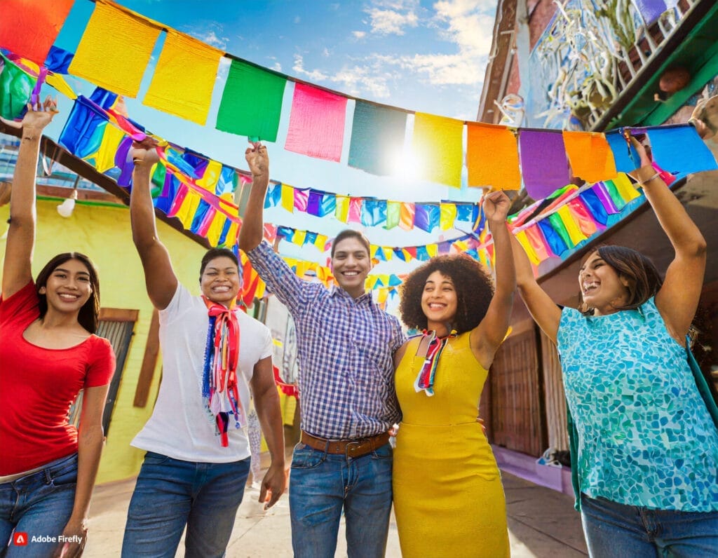 Vibrant photo of a festive Homecoming Parade, in which human beings have a good time and maintain up colorful banners, showcasing various methods to say What are Different Ways to Say Welcome Home?.
