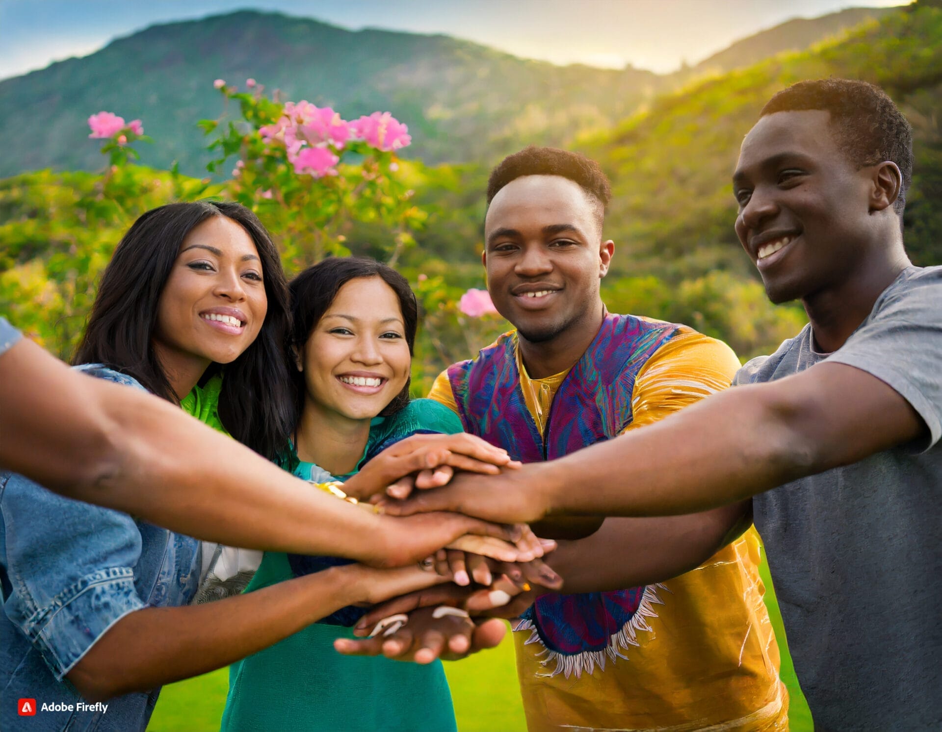 In this captivating image, individuals from diverse cultures join hands in a powerful display of unity and understanding, perfectly exemplifying the four categories of cultural awareness discussed in your blog: what are the four 4 categories of cultural awareness.