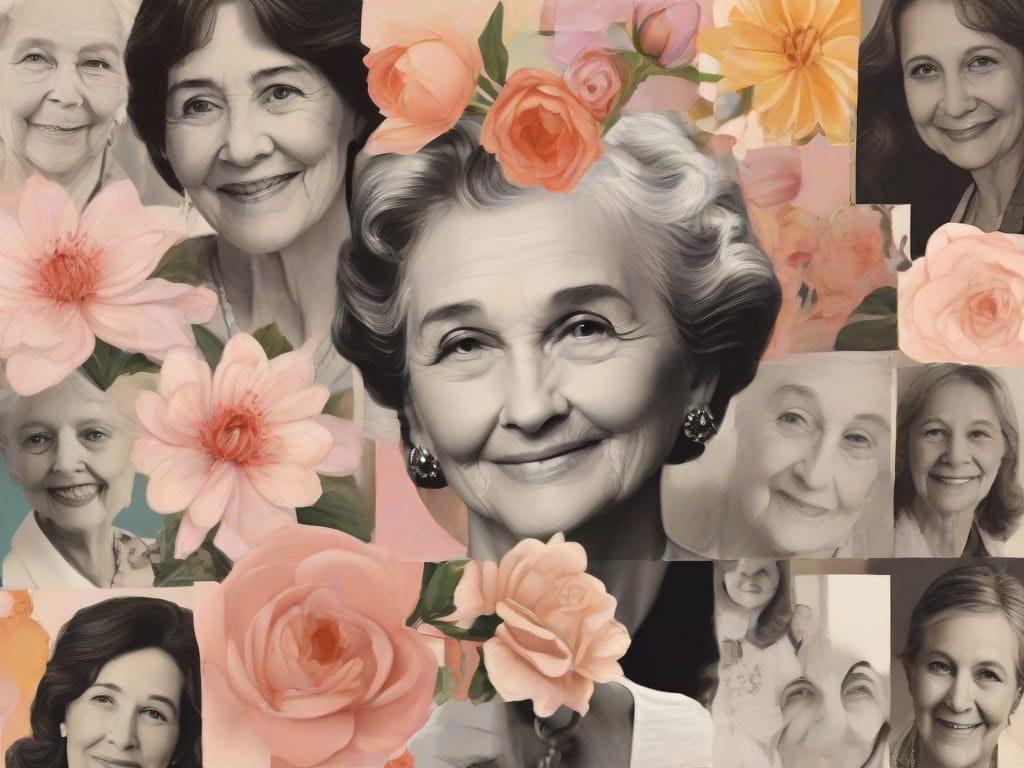 Cherished Memories Collage - Happy Mother's Day to Aunt Who Is Like a Mom. A heartfelt tribute capturing meaningful moments, inviting reflection on her unique and profound impact.