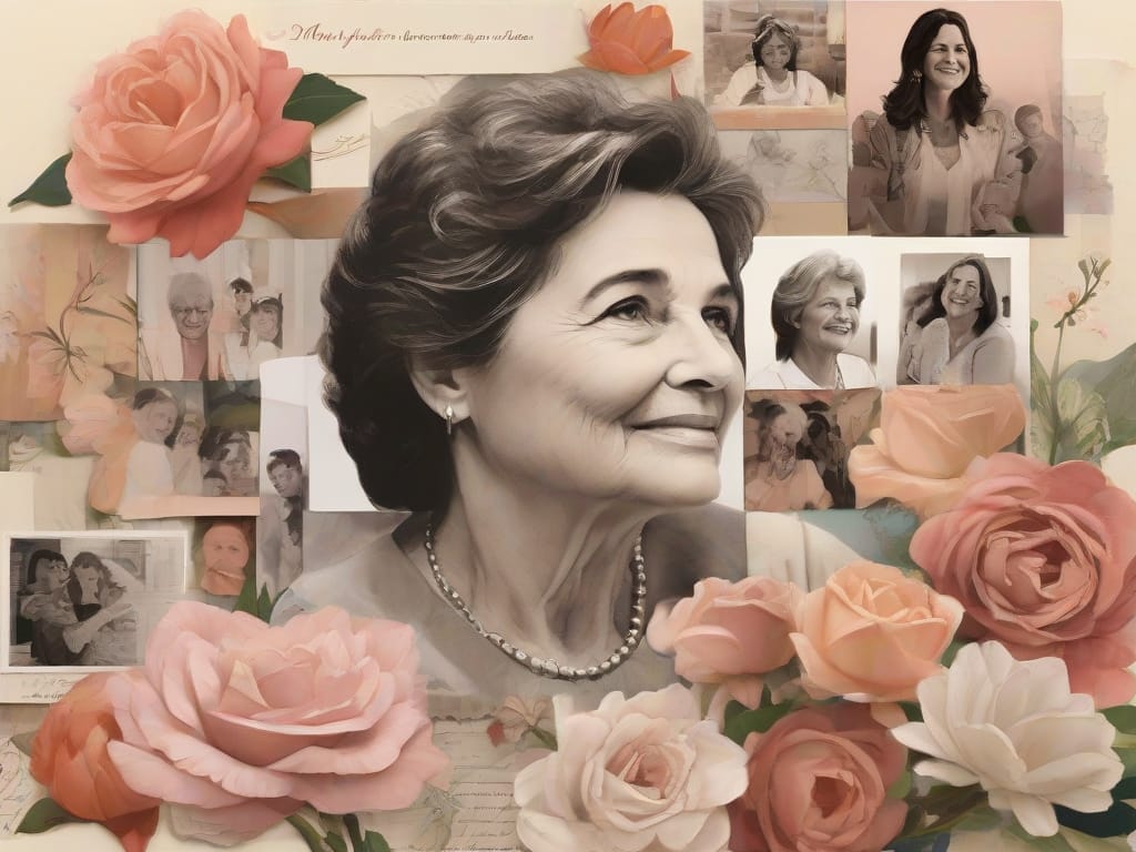 Collage of Heartfelt Moments - Happy Mother's Day to Aunt Who Is Like a Mom. Reflect on the profound impact of her extraordinary love with this meaningful tribute.