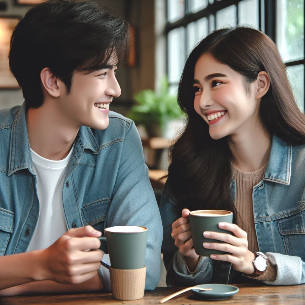 Uncover the nuances of 'what does it mean when a guy calls you boo' in a delightful coffee shop rendezvous. The 30-year-old affectionately dubs his 25-year-old partner 'boo' amidst shared smiles and warmth.
