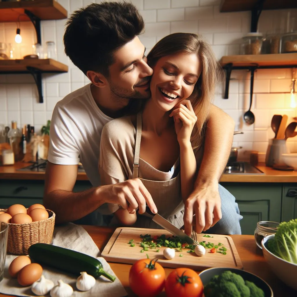 In a comfortable kitchen, the 35-12 months-vintage couple playfully prepares a meal. The boy sneakily nibbles the girl's cheek, prompting the query: what does it mean when a guy bites your cheek?