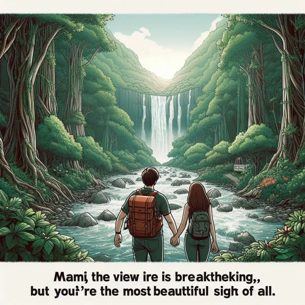 A couple hikes via a lush forest, surrounded by way of towering trees and babbling brooks. The boyfriend affectionately calls his lady friend "Mami," sparking his mind on "What does it suggest when a man calls you mami?