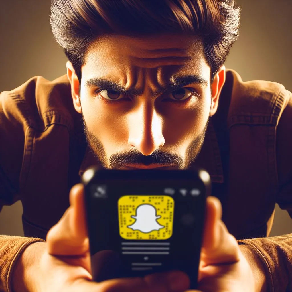 A guy staring intently at his phone display, replaying your Snapchat story a couple of times. His furrowed brows reveal his curiosity as he attempts to interpret the hidden message in your photos. What does it indicate when someone watches your Snapchat again?