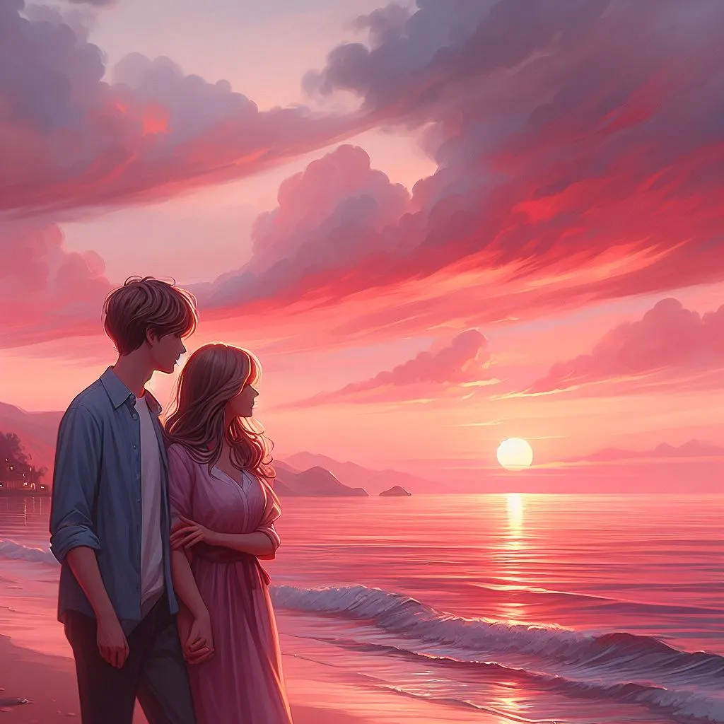 As they walk down the coast at dark, the boy offers the lady a bit percent on the cheek. With the assistance of the crimson and orange shades carried out with the assistance of nonviolent nightfall sky, romance, and quietness right away come to thoughts. What does it imply whilst a man strokes your cheek?