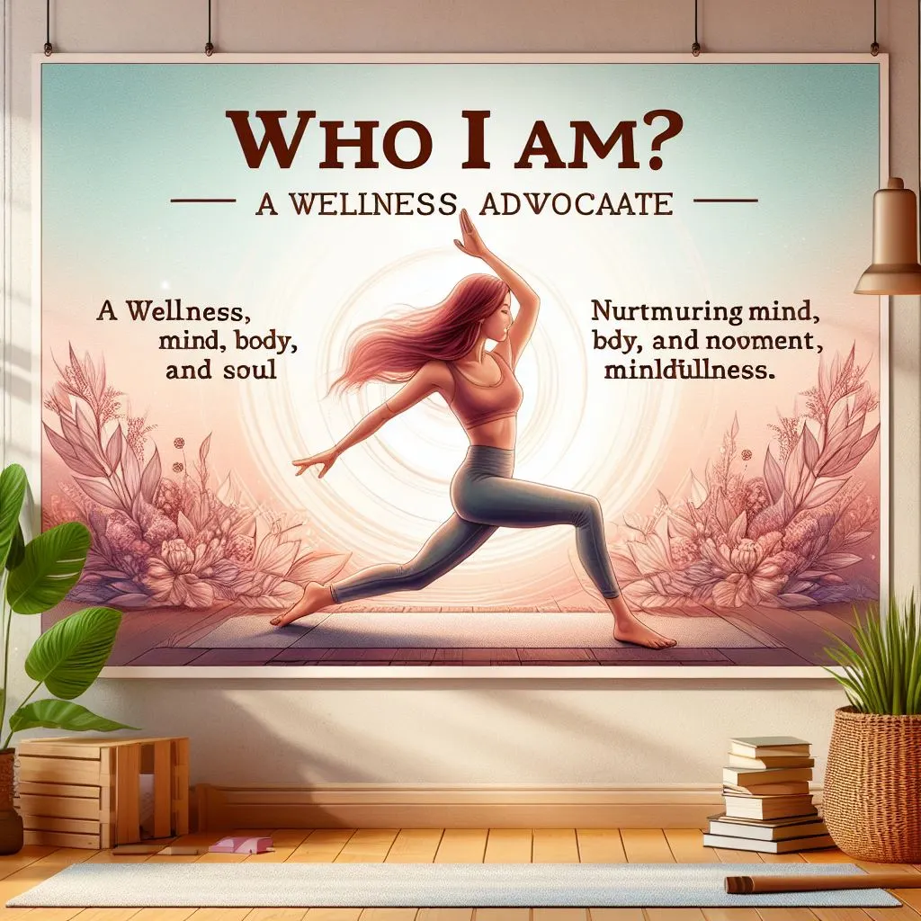 A girl practices yoga in a studio, gracefully flowing through poses, pondering another way to express "what is another way to say who I am".